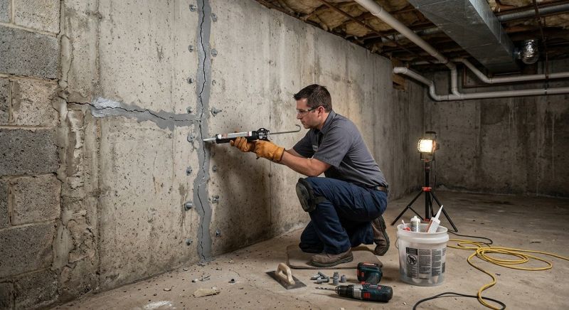 Basement Crack Repair in Port Orange, FL