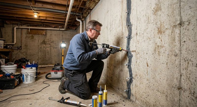 Basement Crack Repair in Port Orange, FL