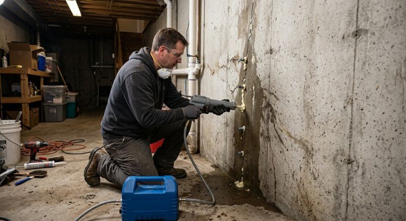 Basement Crack Repair in Port Orange, FL