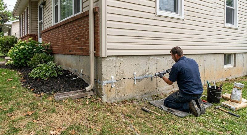 Cracked Foundation Repair in Deland, FL