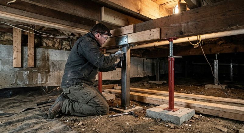 Crawlspace Structural Repair in Port Orange, FL