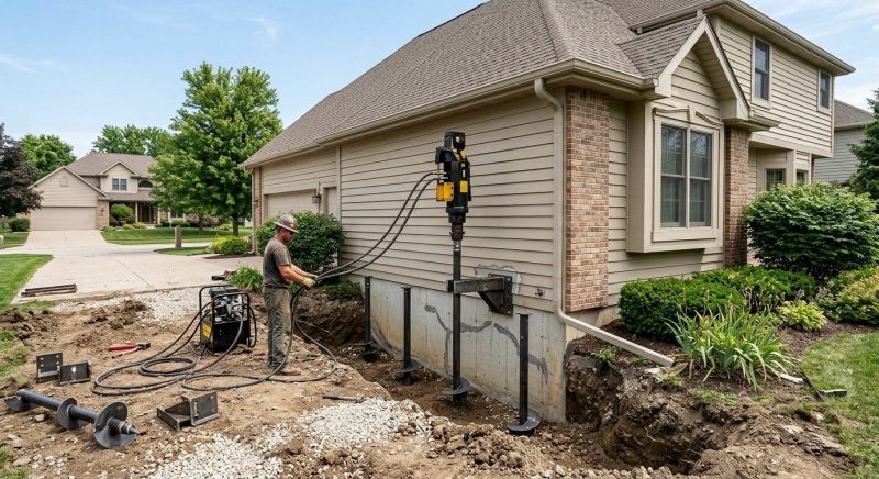 Helical Piers Installation in Port Orange, FL