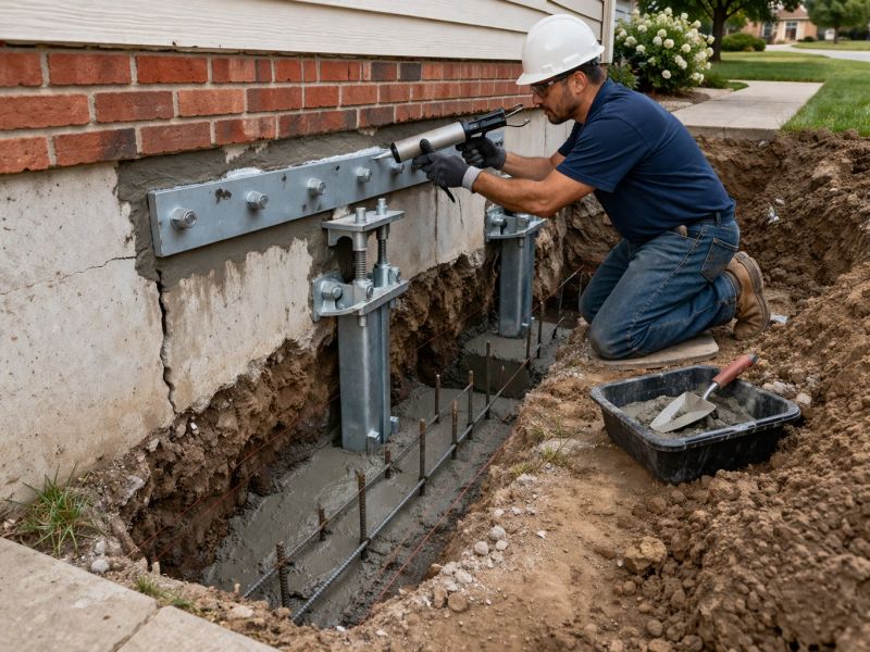 Sinking Foundation Repair in Ormond Beach, FL