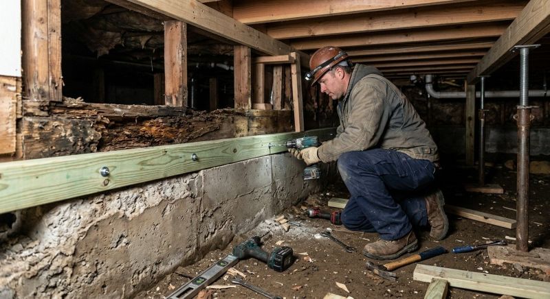 Sinking Foundation Repair in Osteen, FL